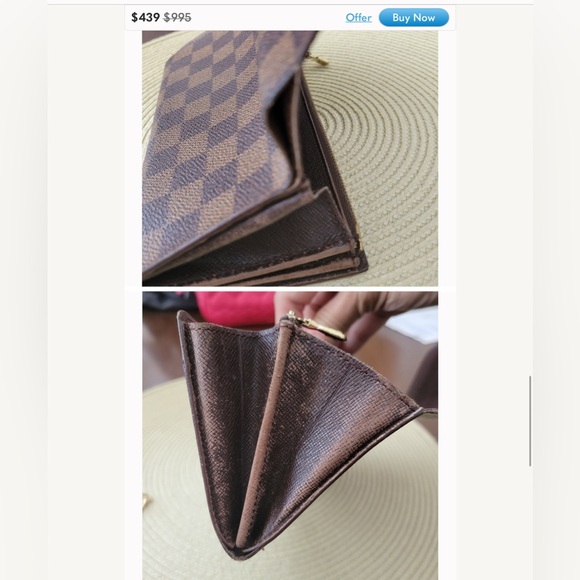 ✅AUTHENTIC AVAILABLE LONG DAMIER LOUIS VUITTON WALLET - Picture 14 of 16